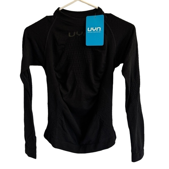 NWT UYN Fusyon Biotech Long Sleeve Undershirt, Black, Size XS - Picture 5 of 12